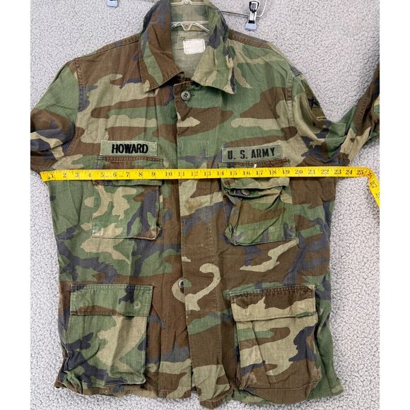 Army Men’s Hot Weather Woodland Camouflage Pattern Combat Coat Size N/A - Picture 10 of 16
